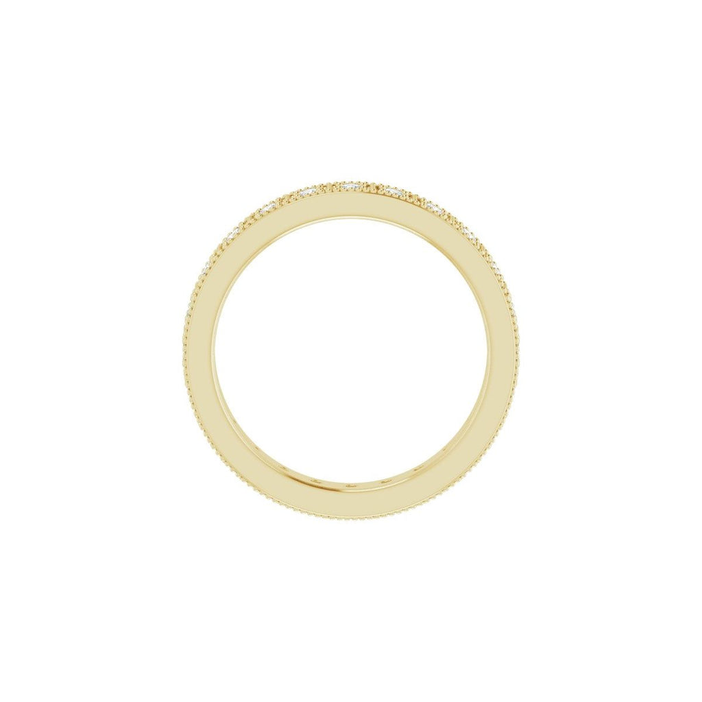 Vintage-Inspired Eternity Band
