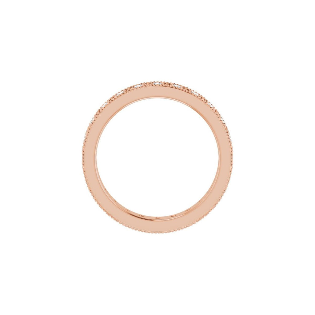 Vintage-Inspired Eternity Band