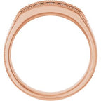 Five-Stone Milgrain Band