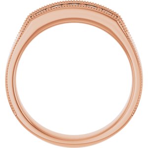 Five-Stone Milgrain Band