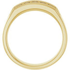 Five-Stone Milgrain Band