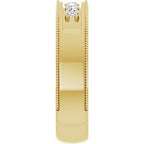 Five-Stone Milgrain Band