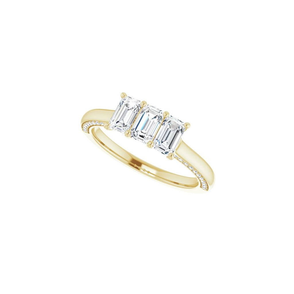 Three-Stone Anniversary Band
