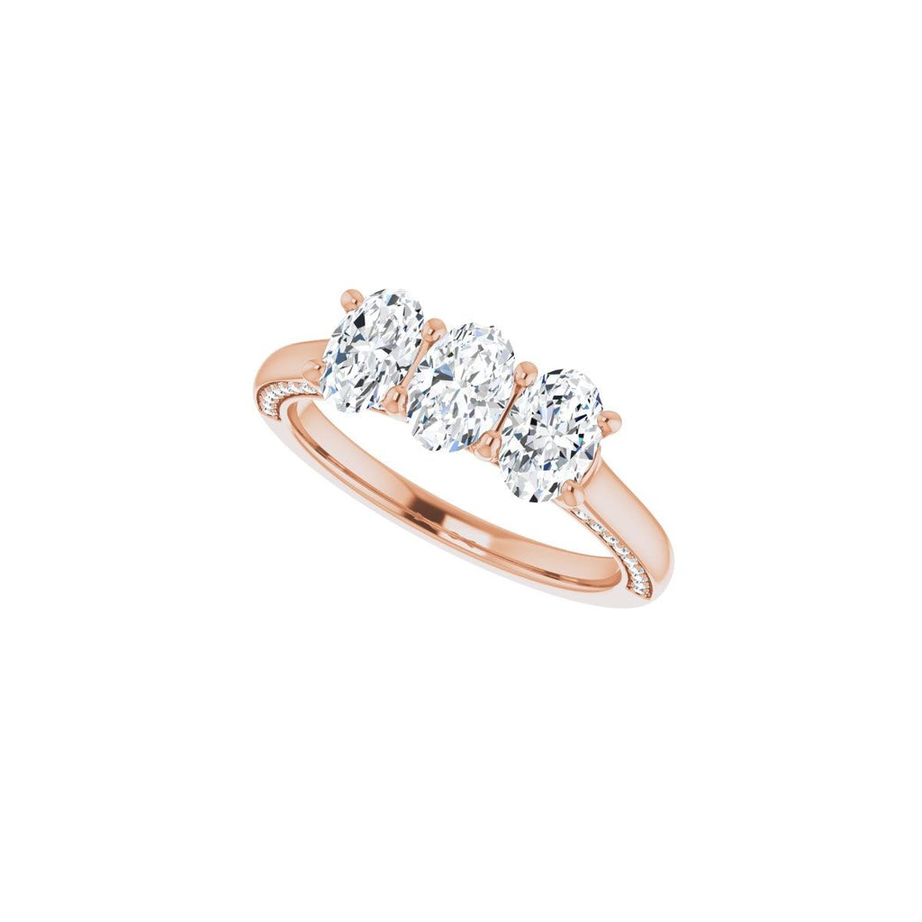 Three-Stone Anniversary Band