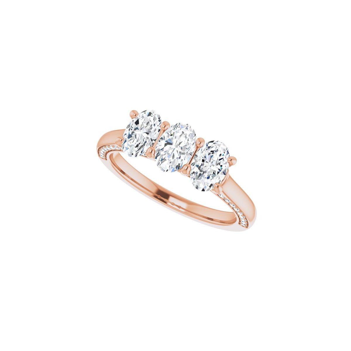 Three-Stone Anniversary Band