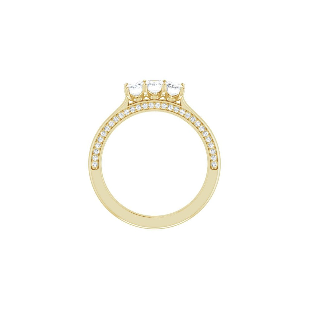 Three-Stone Anniversary Band