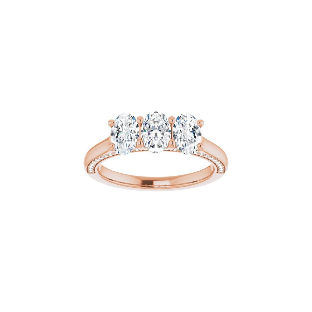 Three-Stone Anniversary Band