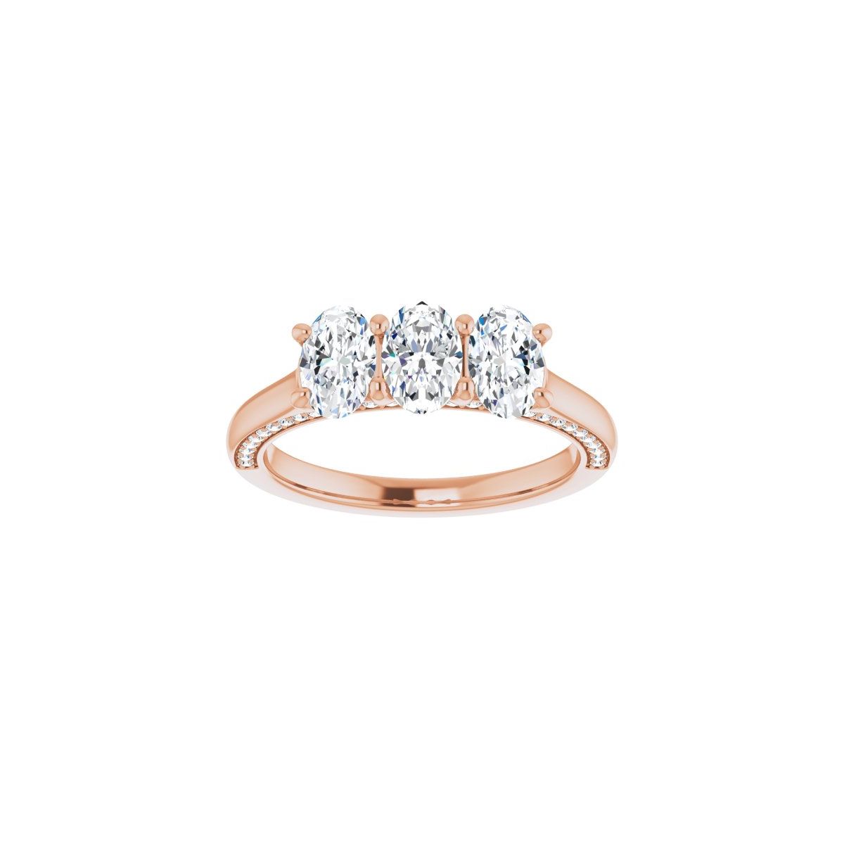 Three-Stone Anniversary Band