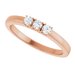 Three-Stone Anniversary Band