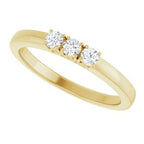 Three-Stone Anniversary Band