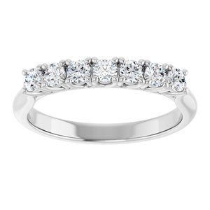 Seven-Stone Anniversary Band