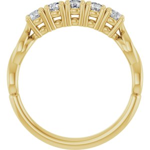 Five-Stone Anniversary Band
