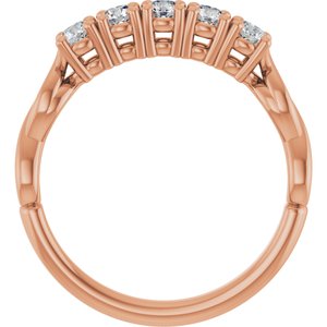 Five-Stone Anniversary Band