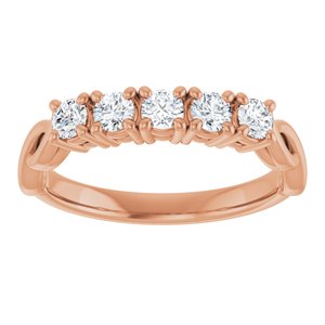 Five-Stone Anniversary Band