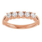 Five-Stone Anniversary Band
