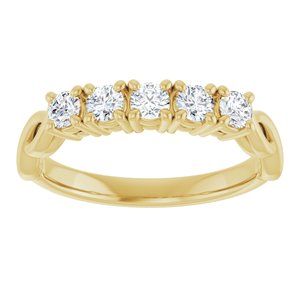 Five-Stone Anniversary Band