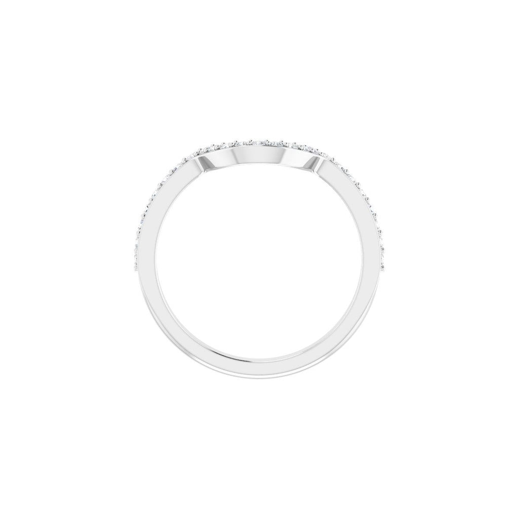 Bezel-Set Halo-Style Art Deco Engagement Ring or Band