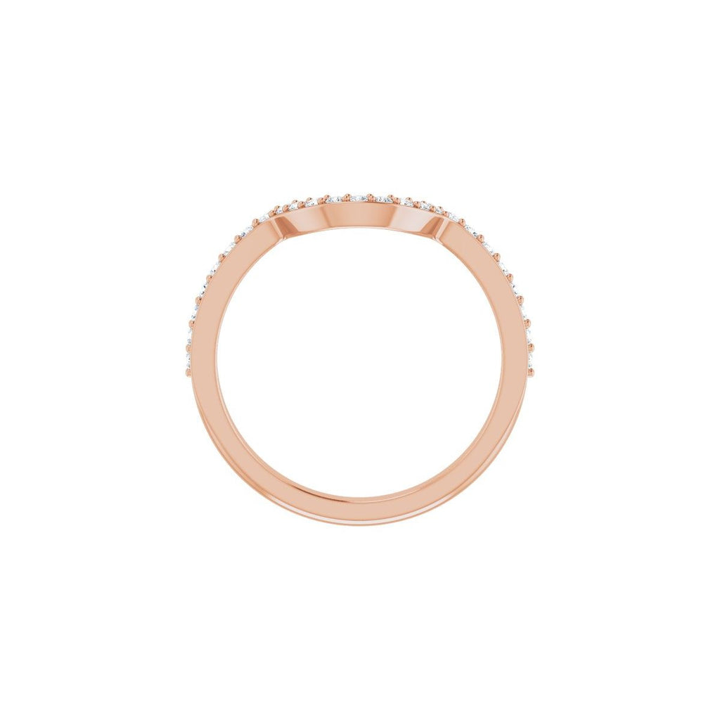 Bezel-Set Halo-Style Art Deco Engagement Ring or Band