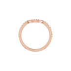 Bezel-Set Halo-Style Art Deco Engagement Ring or Band