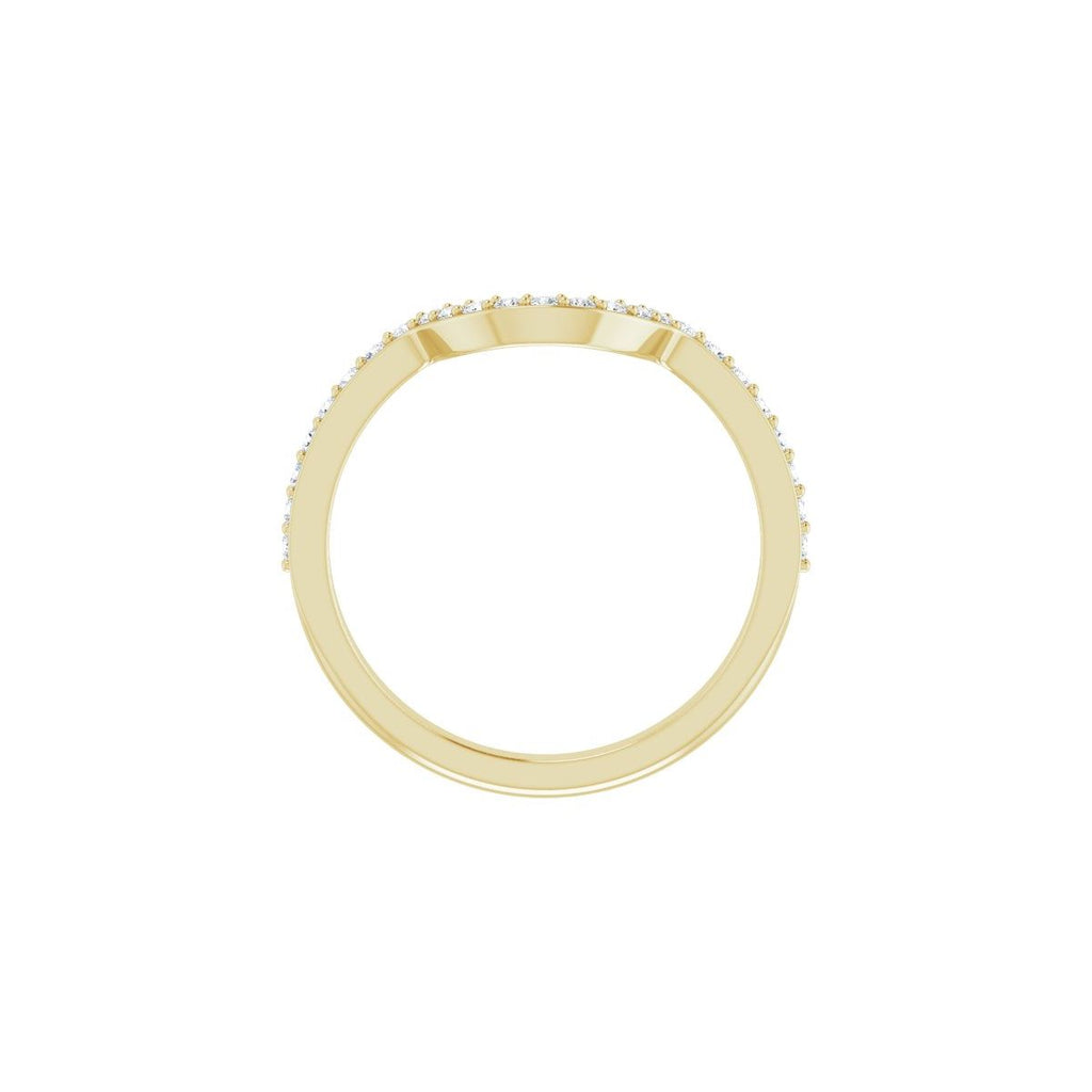 Bezel-Set Halo-Style Art Deco Engagement Ring or Band