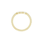 Bezel-Set Halo-Style Art Deco Engagement Ring or Band