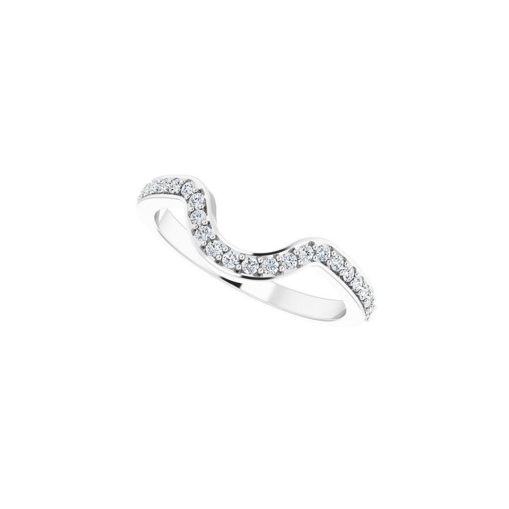Bezel-Set Halo-Style Art Deco Engagement Ring or Band