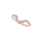 Bezel-Set Halo-Style Art Deco Engagement Ring or Band