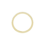 French-Set Halo-Style Engagement Ring or Band