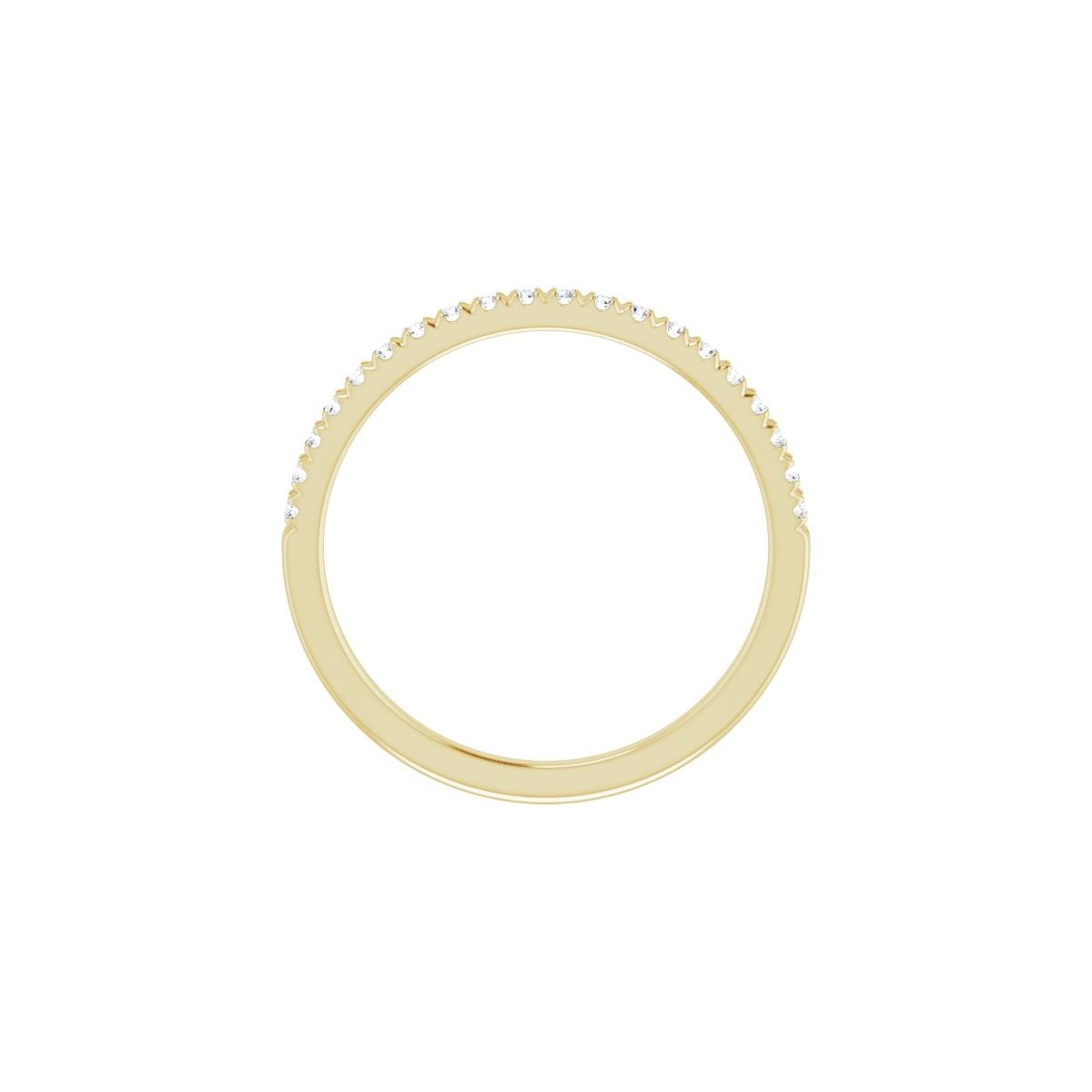 French-Set Halo-Style Engagement Ring or Band