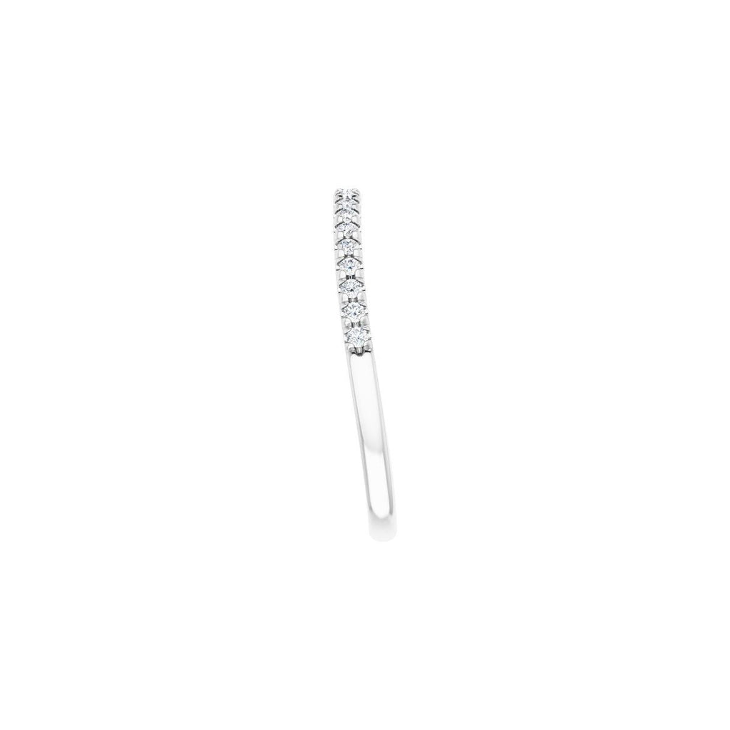 French-Set Halo-Style Engagement Ring or Band