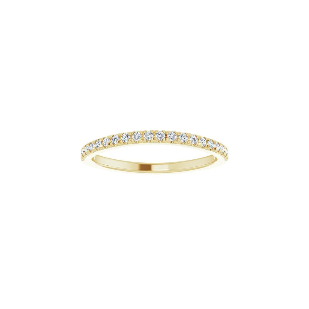 French-Set Halo-Style Engagement Ring or Band