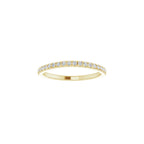French-Set Halo-Style Engagement Ring or Band