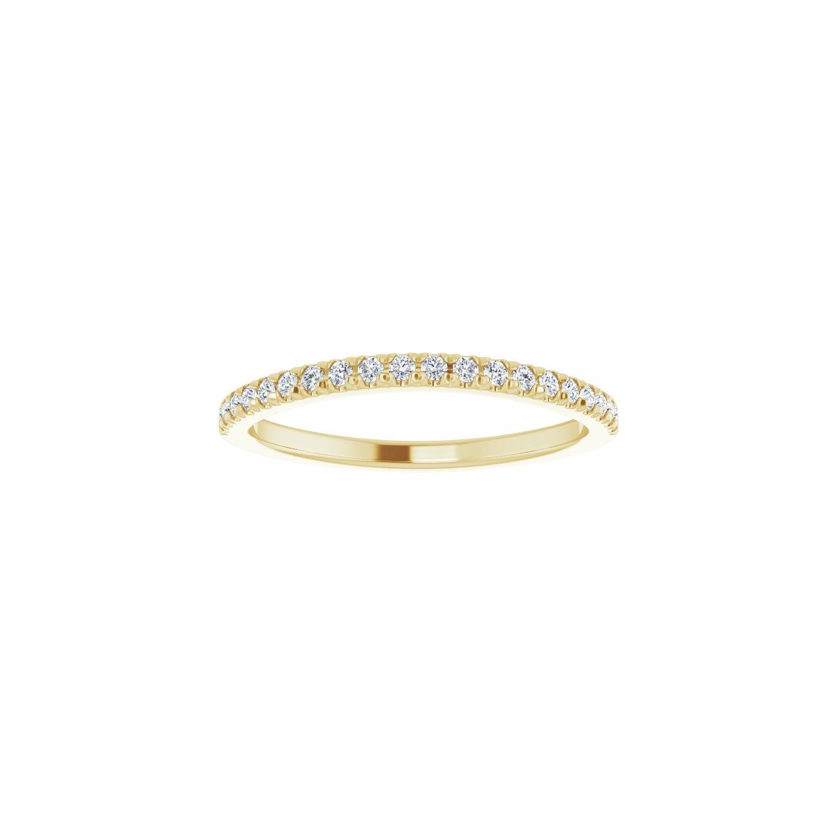 French-Set Halo-Style Engagement Ring or Band