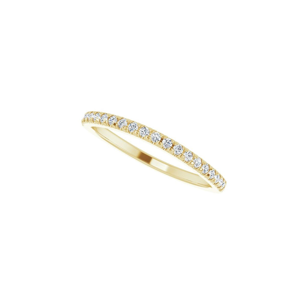 French-Set Halo-Style Engagement Ring or Band