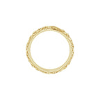 Milgrain Sculptural Half Round Band