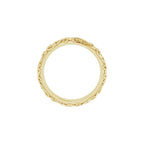 Milgrain Sculptural Half Round Band