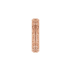 Milgrain Sculptural Half Round Band