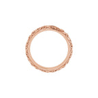 Milgrain Sculptural Half Round Band