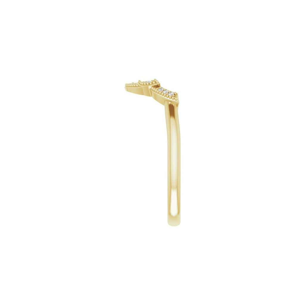 Accented Vintage-Inspired Engagement Ring or Band