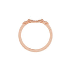 Accented Vintage-Inspired Engagement Ring or Band