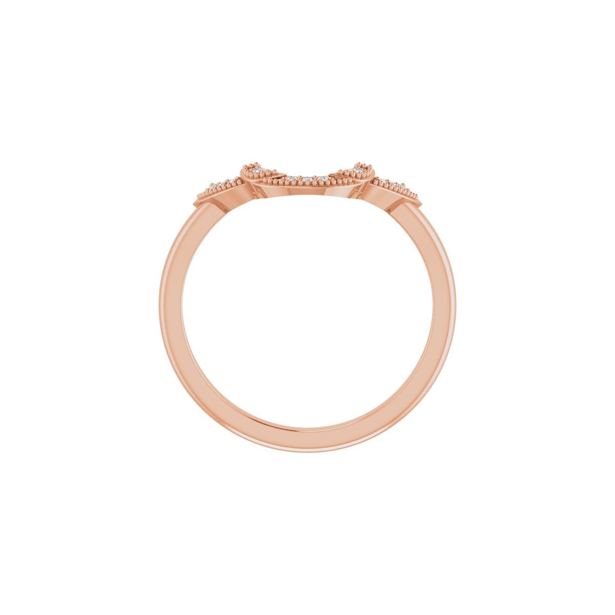 Accented Vintage-Inspired Engagement Ring or Band