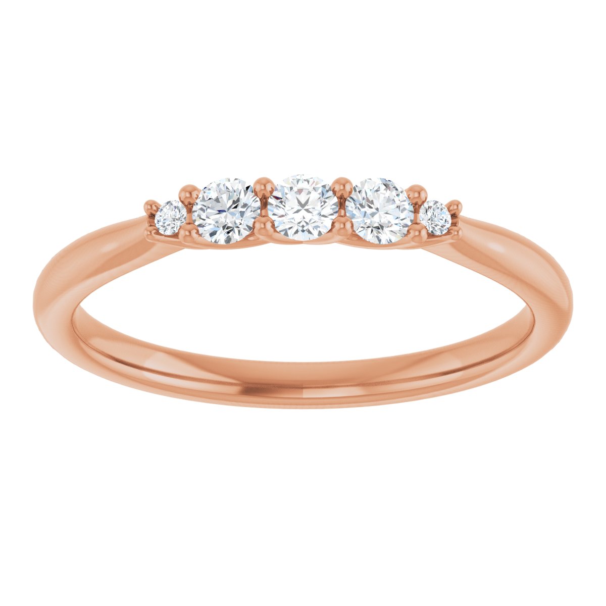 Three-Stone Anniversary Band