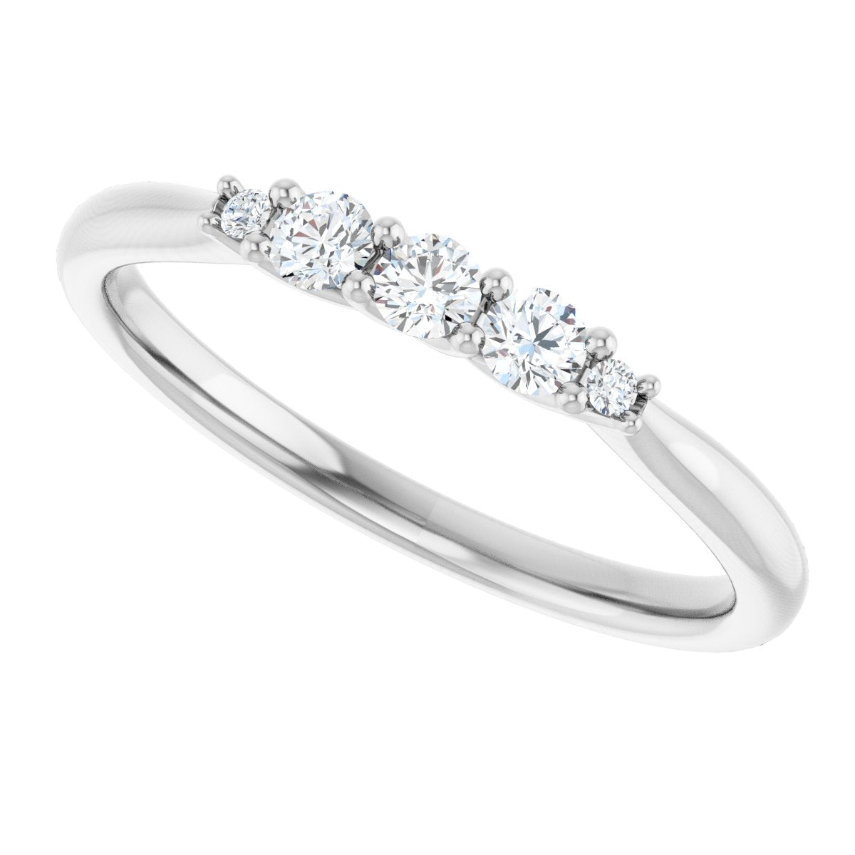 Three-Stone Anniversary Band