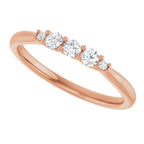 Three-Stone Anniversary Band