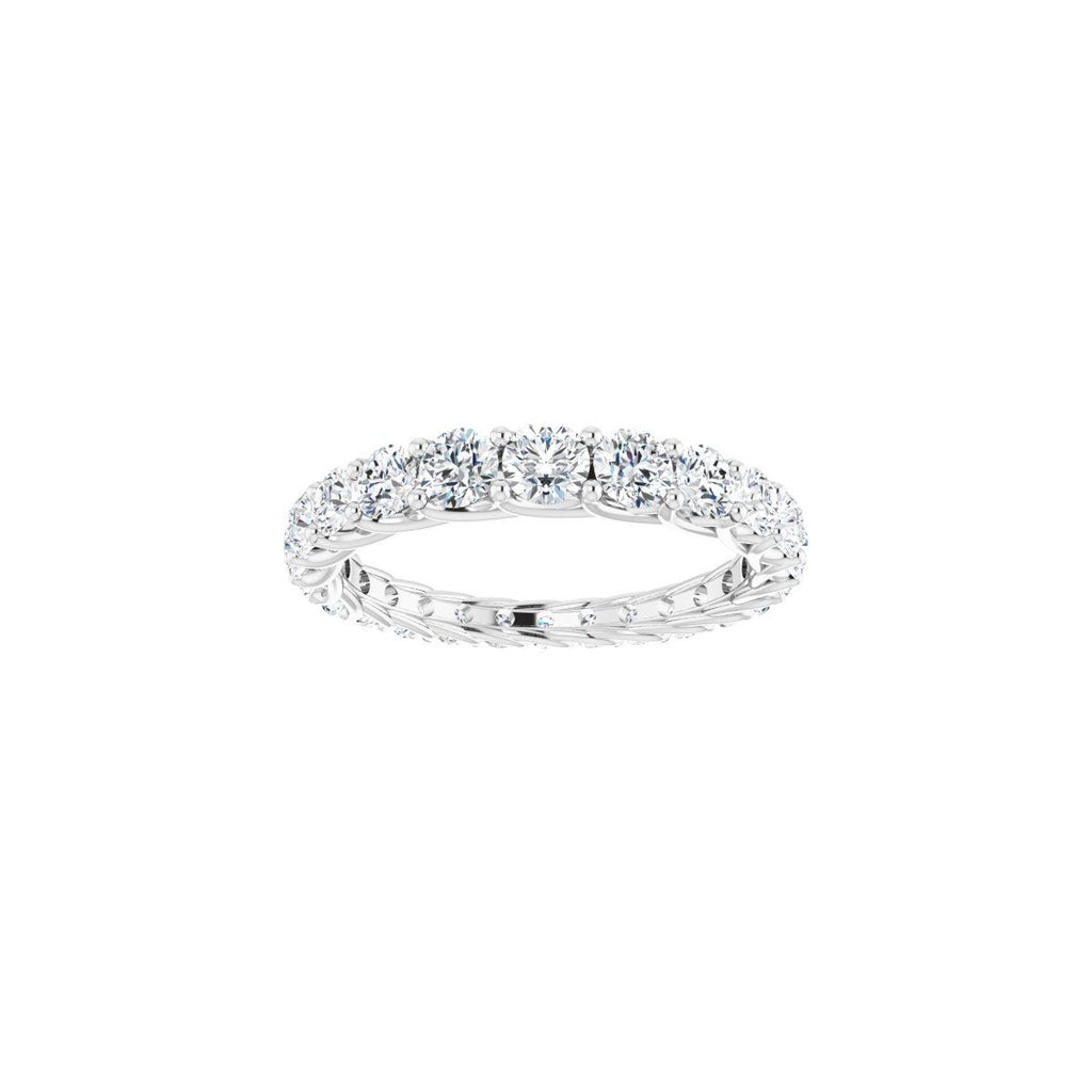 Woven-Design Graduated Eternity Band