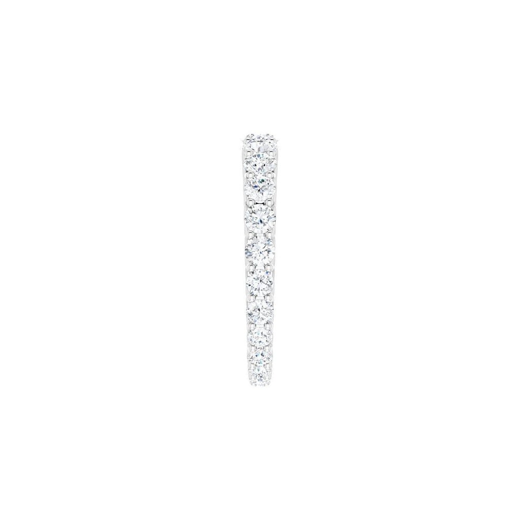 Woven-Design Graduated Eternity Band