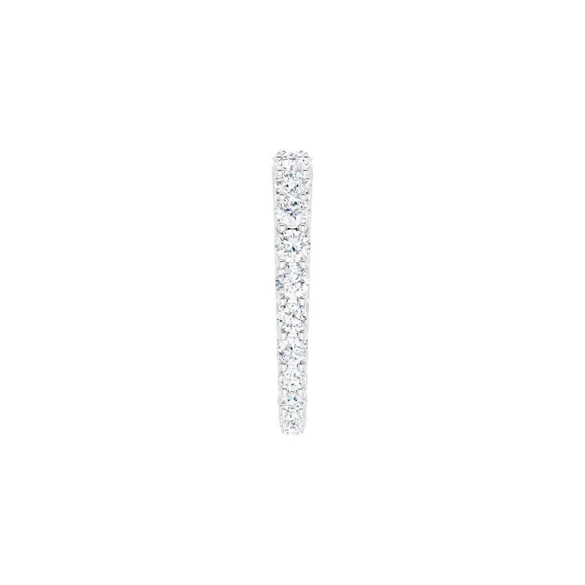 Woven-Design Graduated Eternity Band