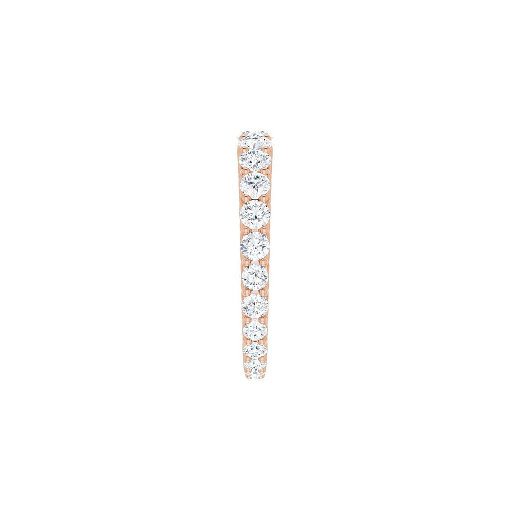 Woven-Design Graduated Eternity Band