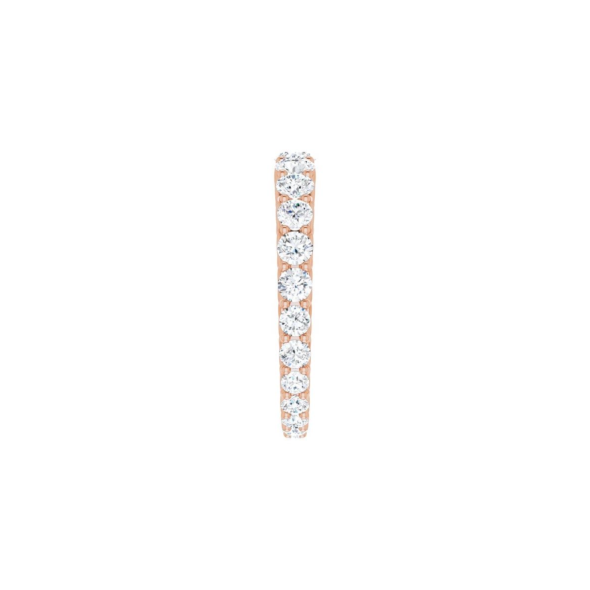 Woven-Design Graduated Eternity Band