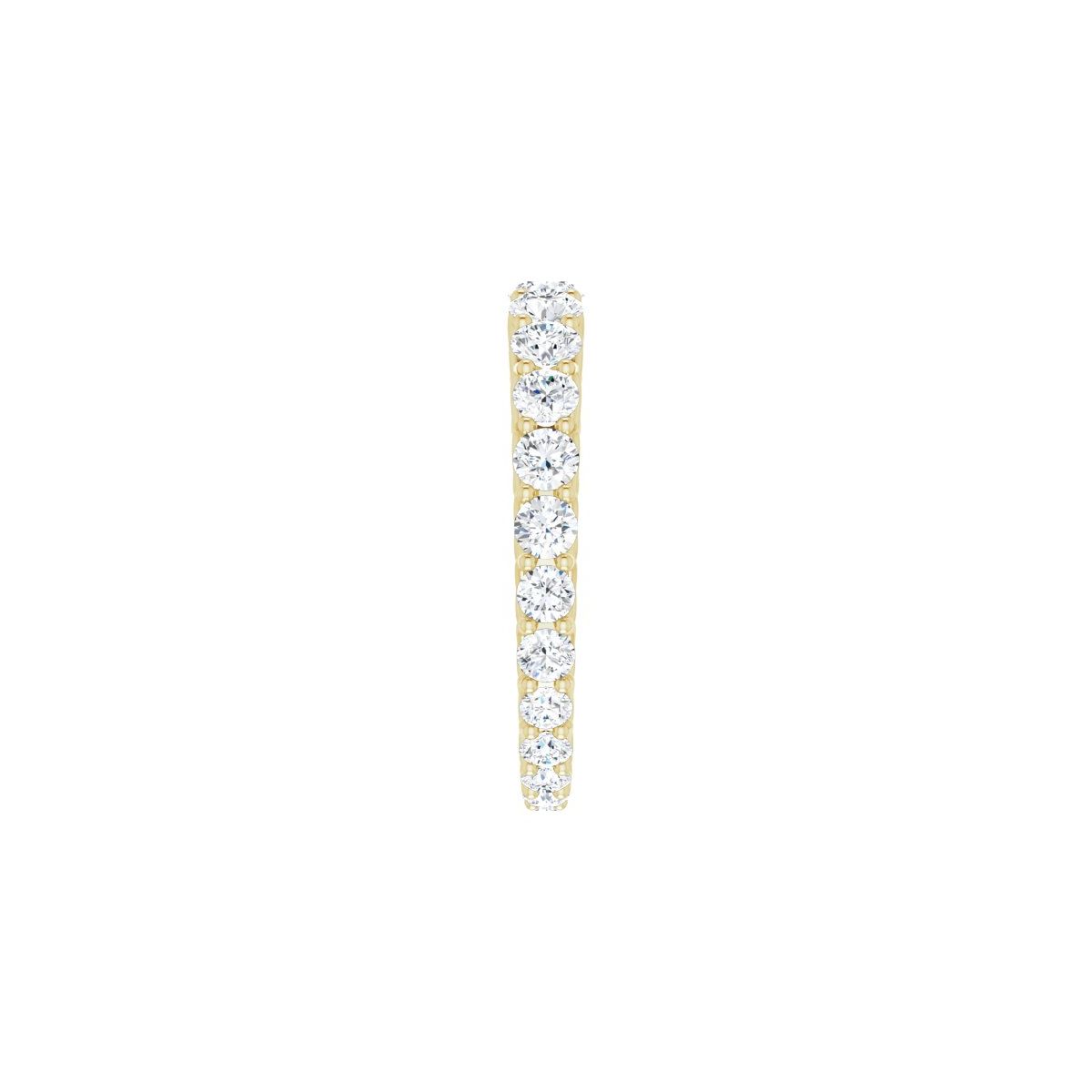 Woven-Design Graduated Eternity Band